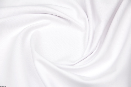 Prostokątny bawełniany obrus plamoodporny jednolity białego koloru