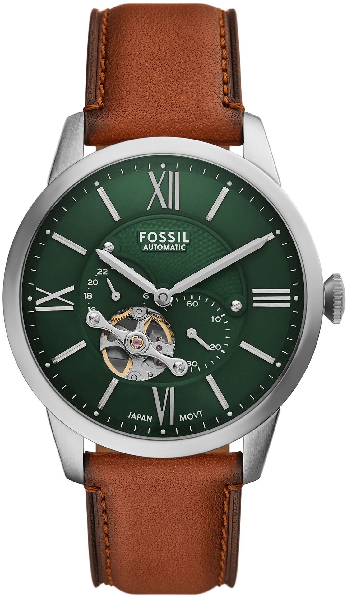 Zegarek Fossil ME3265 Black Leather Strap 44mm