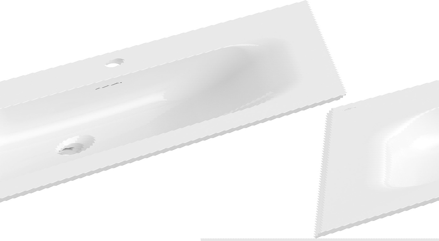 Mexen Vela umywalka wpuszczana w blat 81 x 46,5 cm, biała połysk - 25238000