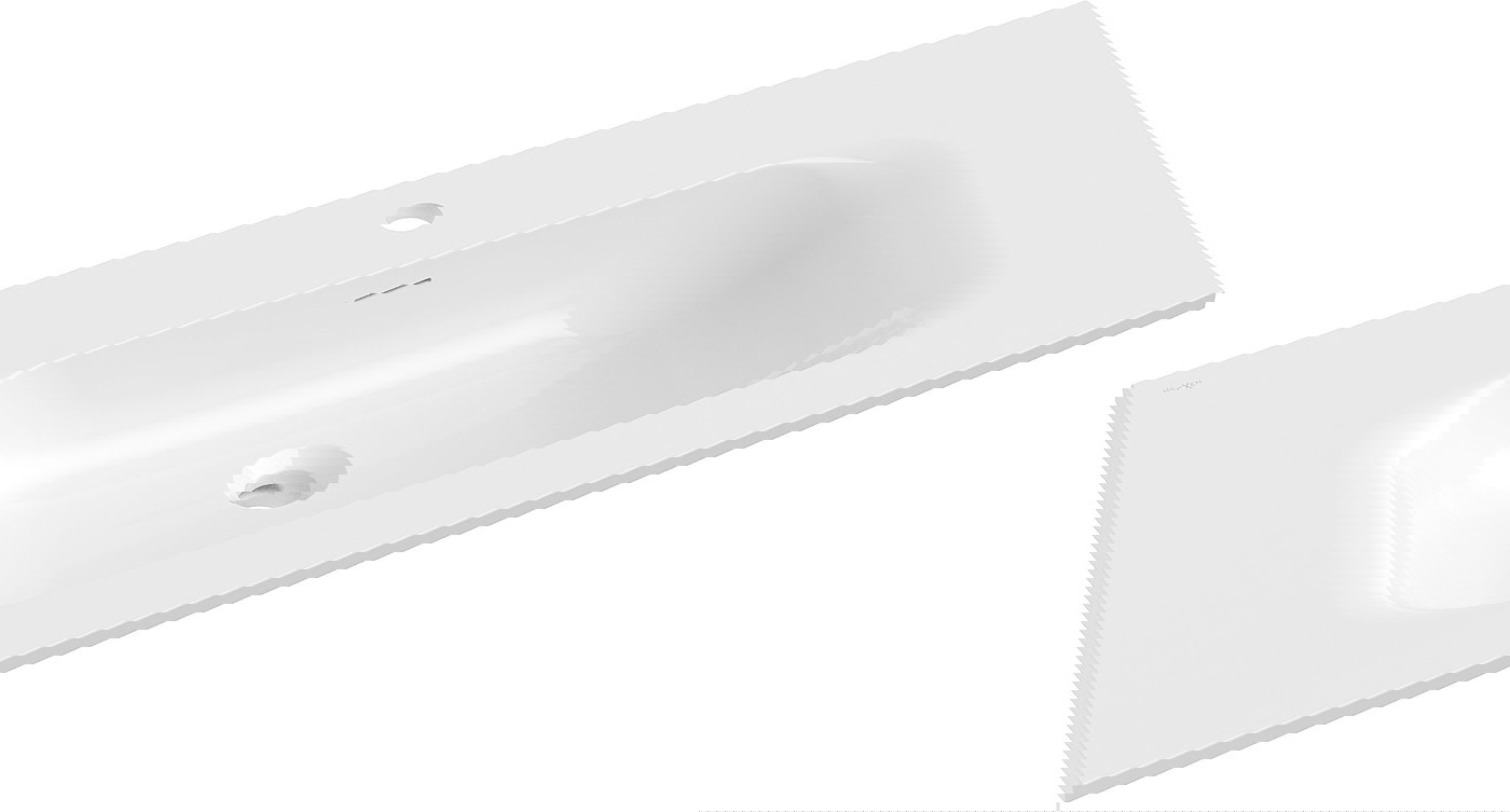 Mexen Vela umywalka wpuszczana w blat 91 x 46,5 cm, biała połysk - 25239000