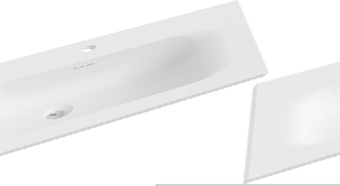 Mexen Vela umywalka wpuszczana w blat 81 x 46,5 cm, biała mat - 25238001