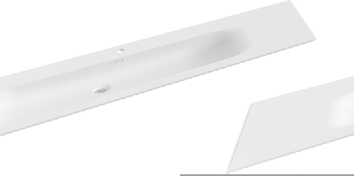 Mexen Vela umywalka wpuszczana w blat 161 x 46,5 cm, biała mat - 25231601