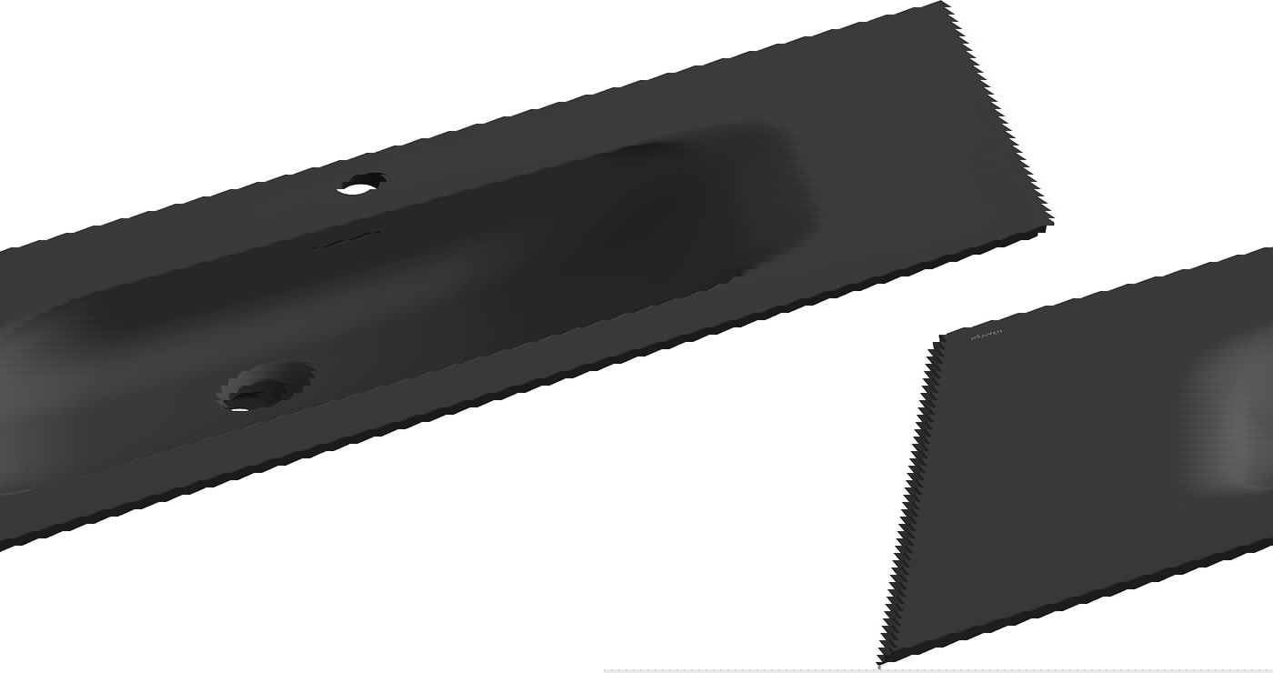 Mexen Vela umywalka wpuszczana w blat 101 x 46,5 cm, czarna mat - 25231071