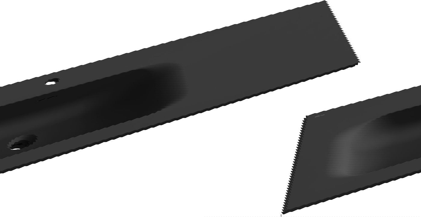 Mexen Vela umywalka wpuszczana w blat lewa 121 x 46,5 cm, czarna mat - 25231271L