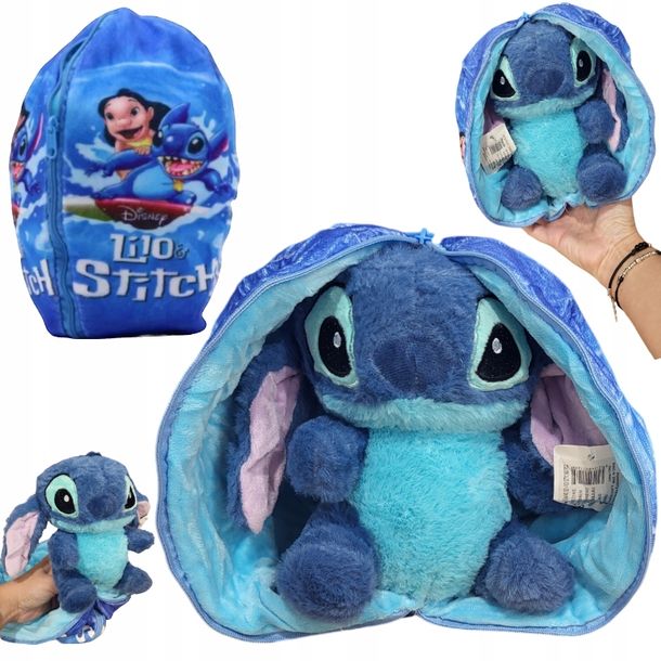 Maskotka Stich Lilo PLUSZOWE JAJKO NIESPODZIANKA PRZYTULANKA PODUSZKA 25cm