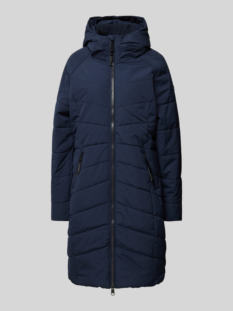 Płaszcz pikowany z dwustronnym zamkiem błyskawicznym model ‘Dizzie’