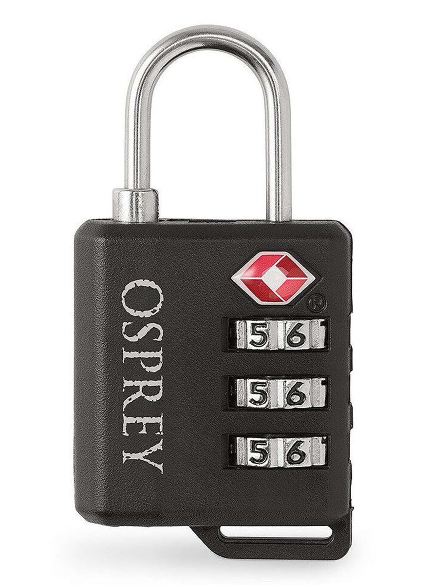 Kłódka szyfrowa TSA Osprey Padlock - black