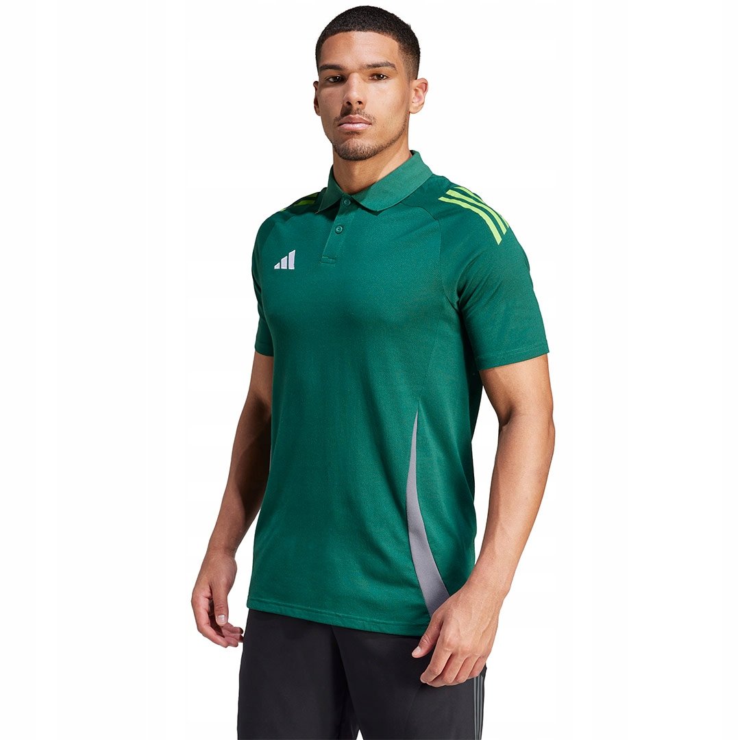 Koszulka męska adidas Tiro 24 Competition Polo zielona IR7567 2XL