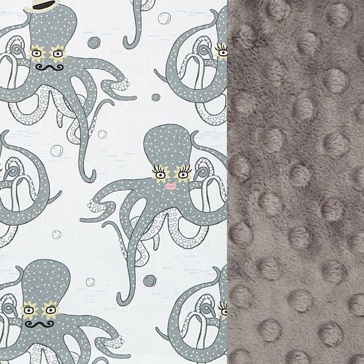 LA MILLOU CIEPŁY KOCYK MINKY - L - SEA BEAUTIES GREY - GREY
