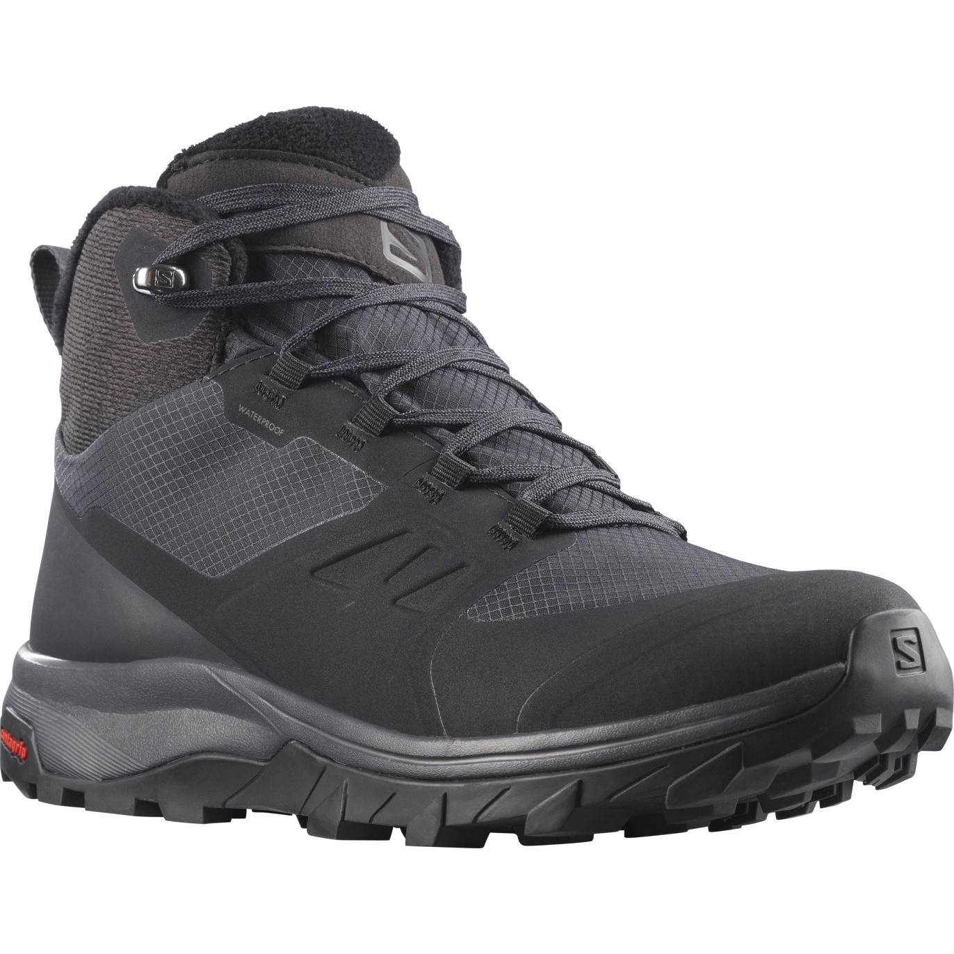 Buty zimowe damskie Salomon Outsnap Climasalomon™ Waterproof Rozmiar butów (UE): 39 1/3 / Kolor: czarny