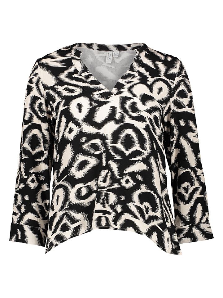 Vero Moda Bluzka w kolorze czarno-kremowym