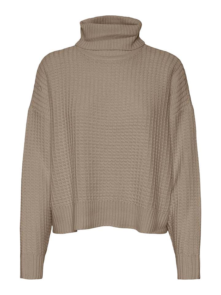 Vero Moda Golf w kolorze szarobrązowym