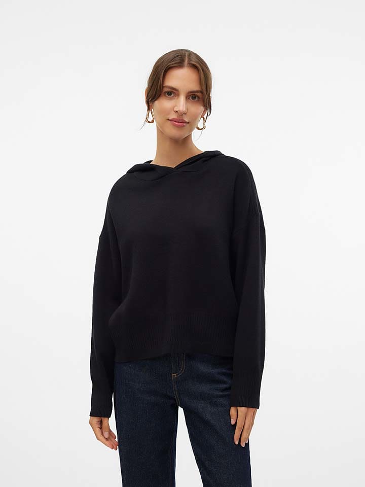 Vero Moda Sweter w kolorze czarnym