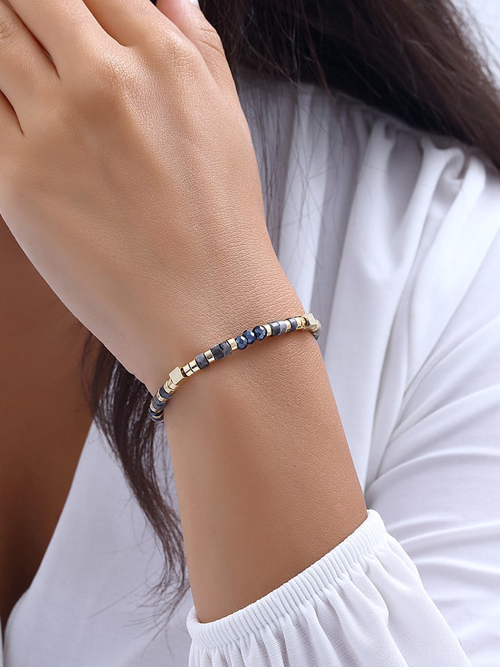 Luja Bijoux Pozłacana bransoletka z syntetycznymi perłami