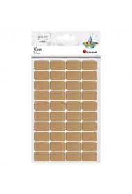 Rzepy samoprzylepne beżowe 15x25mm 40kpl