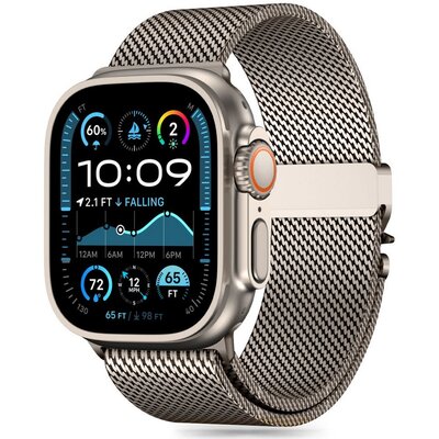 Pasek TECH-PROTECT Milano do Apple Watch 6/7/8/9/10/SE/Ultra 1/2 (44/45/46/49mm) Tytanowy