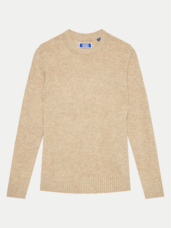 Jack&Jones Junior Sweter 12262998 Beżowy Standard Fit