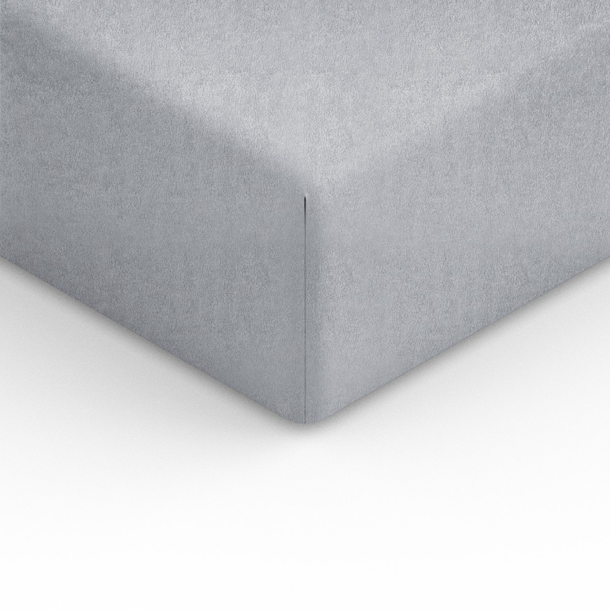 Spod Igły i Nitki Prześcieradło Frotte z gumką 80x160 cm szare