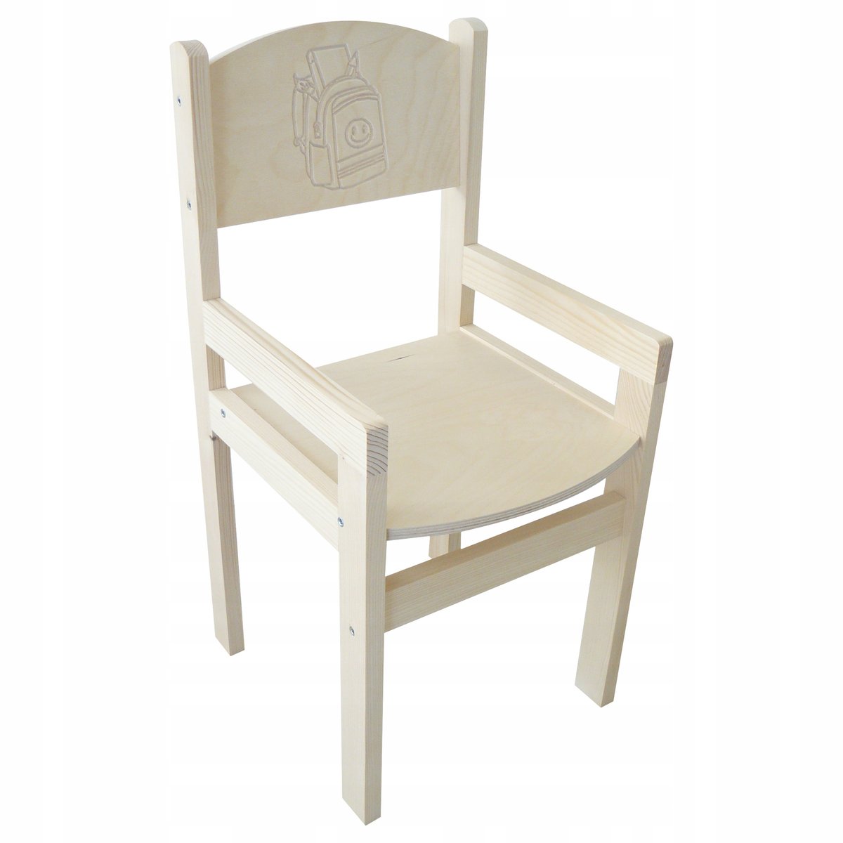 KRZESEŁKO PEŁNE Z PODŁOKIETNIKIEM DLA STARSZAKA + GRAWER DO WYBORU NOWOŚĆ