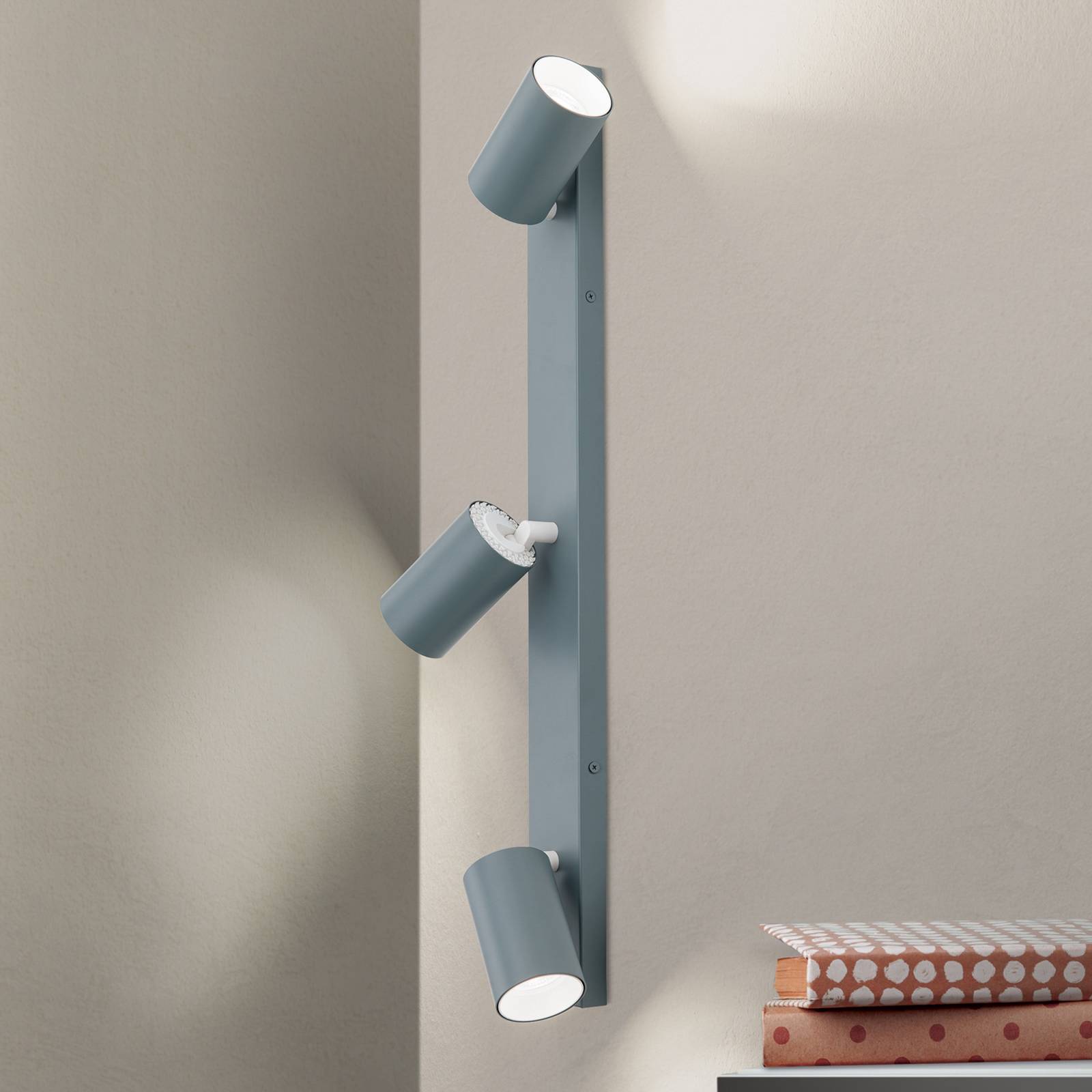 ORION Reflektor sufitowy Penn, jasnozielony, długość 60 cm, stal/aluminium