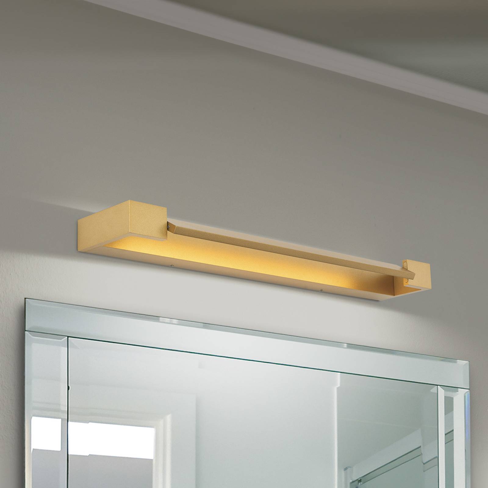 ORION Kinkiet do łazienki Marylin LED, długość 60 cm, złoty, aluminium