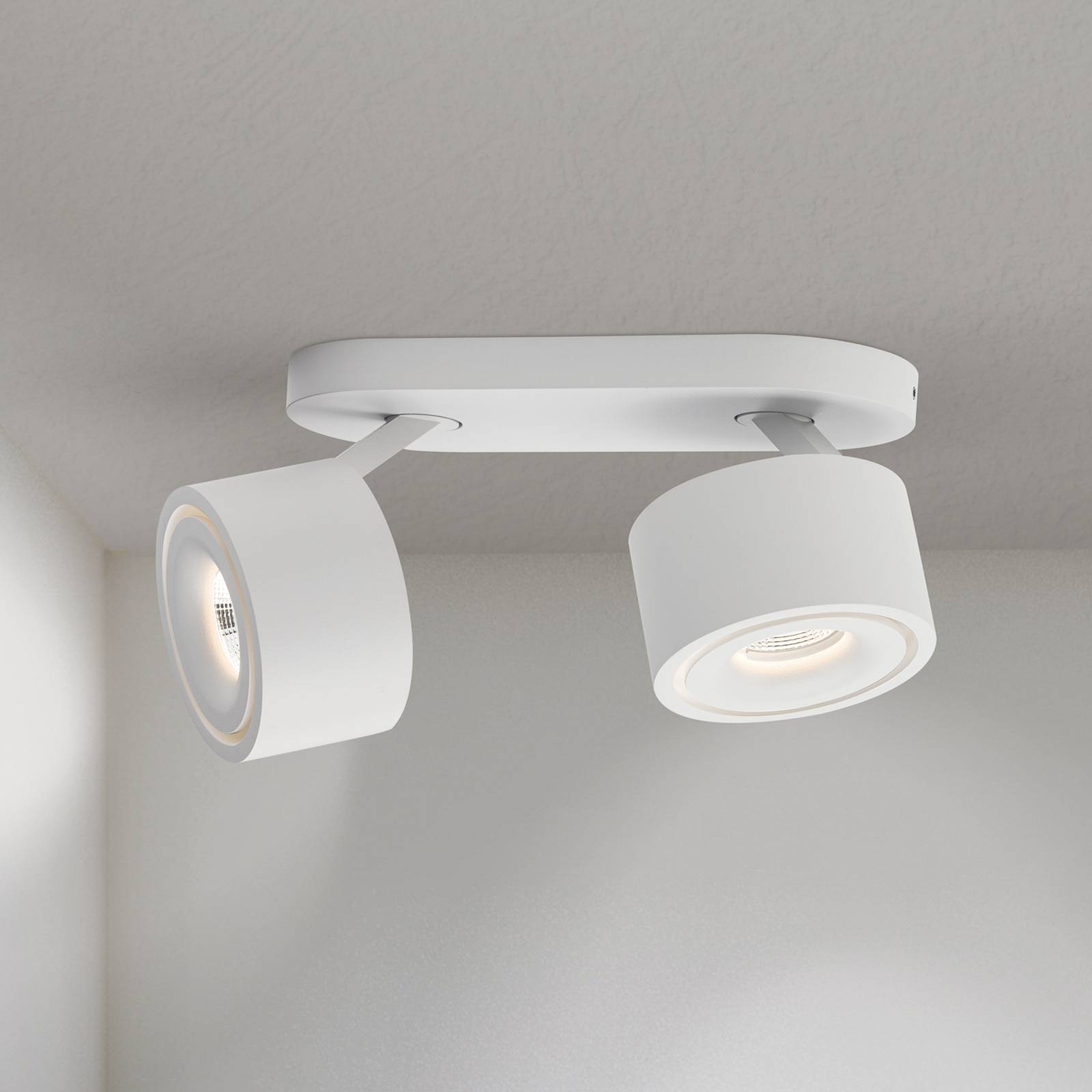 ORION Reflektor sufitowy LED Specter, biały, długość 19,4 cm, aluminium,
