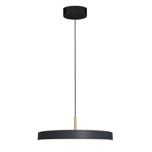 Disc lampa wisząca 1xLED/38W czarna/złota ML1065