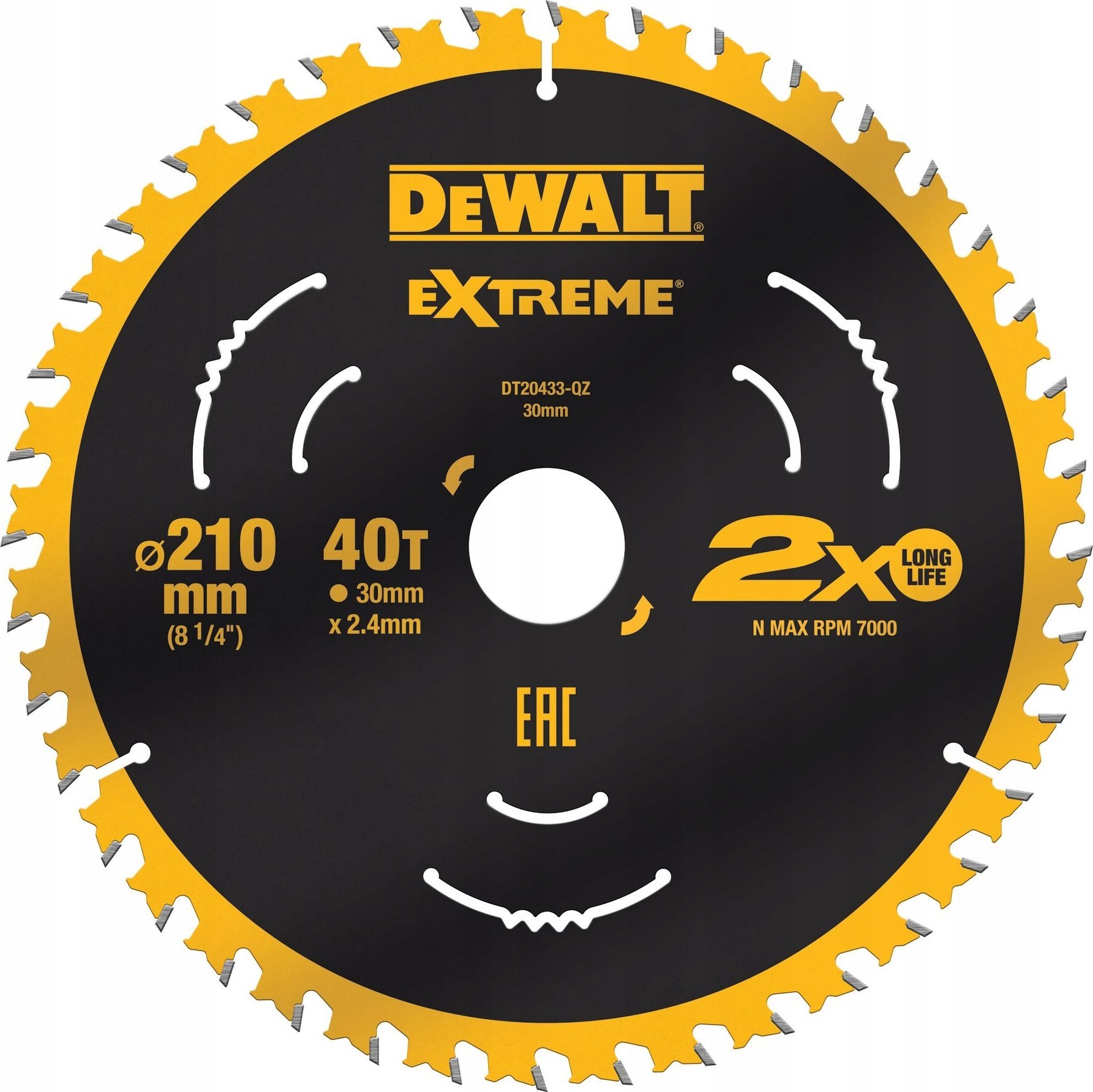 Dewalt DEWALT CIRCULAR SAW.210x30mmx40z