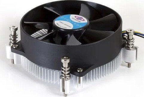 Chłodzenie CPU Dynatron Dynatron K5 Top-Blower CPU-Kühler 1,5U für Sockel 1150, 1151, 1155, 1156, 1200 aktiv