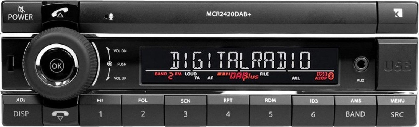 Axion Kienzle MCR 2420 DAB+ USB/AUX/BT 24V Kurzschacht