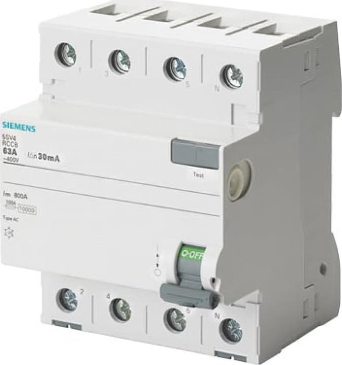 Siemens Wyłącznik różnicowoprądowy 4P 40A 100mA typ AC