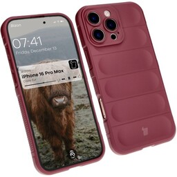 Bizon Pancerne etui Case Tur do iPhone 16 Pro Max, ciemnofioletowe