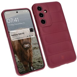 Bizon Pancerne etui Case Tur do Galaxy S24 FE, ciemnofioletowe