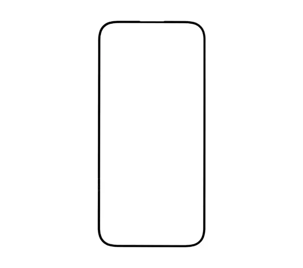 Winner WG 4D Full Glue do iPhone 15 Pro Czarny