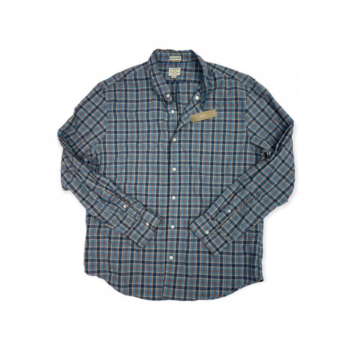 Koszula damska długi rękaw kratka J. CREW XL