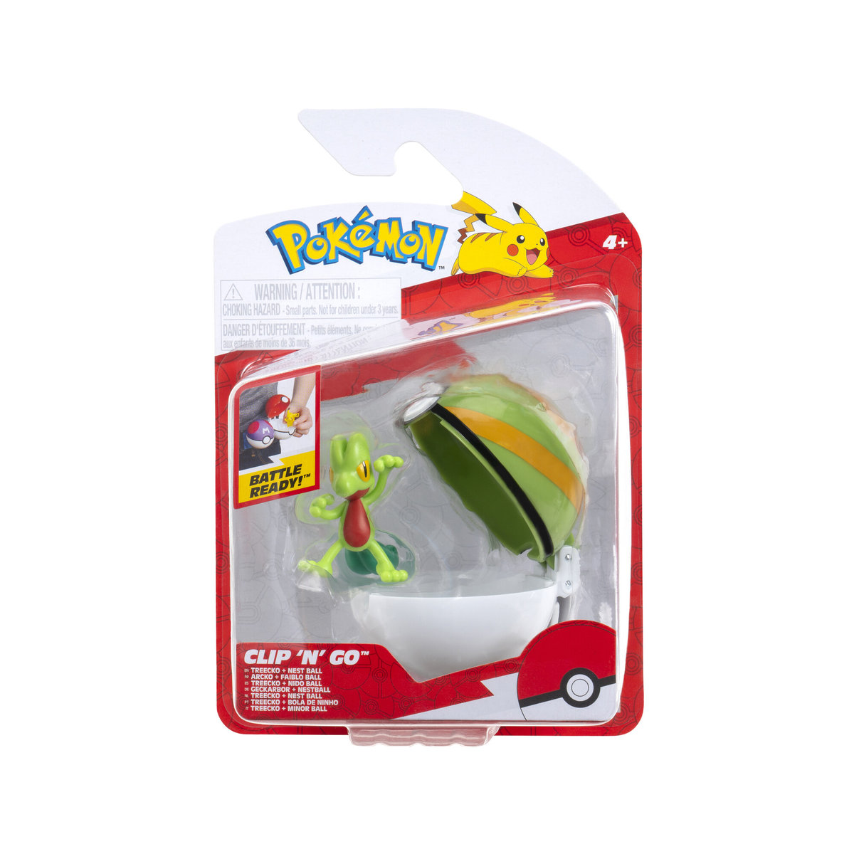 PKW - Clip 'N' Go (Treecko with Nest Ball) W19