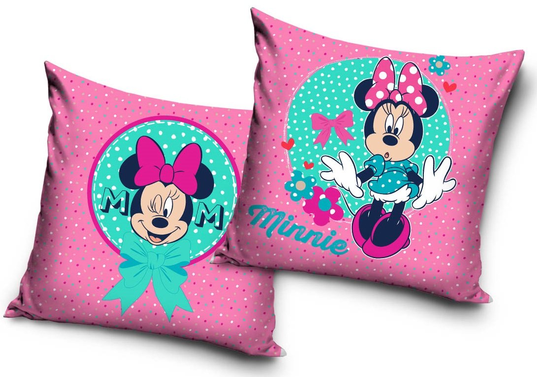 POSZEWKA NA PODUSZKĘ 40x40 JAŚKA MYSZKA MINNIE MIKI dla dziecka dziecięca