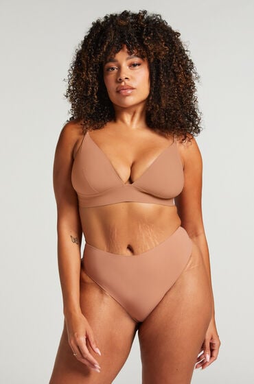 Hunkemöller Stringi Smooth Brązowy