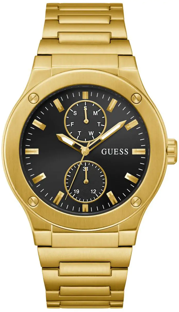 Zegarek Guess GW0795G4 Gold Stainless Steel 43mm - Natychmiastowa WYSYŁKA 0zł (DHL DPD INPOST) | Grawer 1zł | Zwrot 100 dni