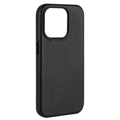 Etui FIXED MagLeather MagSafe do Apple iPhone 16 Pro Czarny | Bezpłatny transport