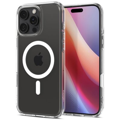 Etui SPIGEN Ultra Hybrid T MagSafe do Apple iPhone 16 Pro Max Przezroczysto-biały | Bezpłatny transport