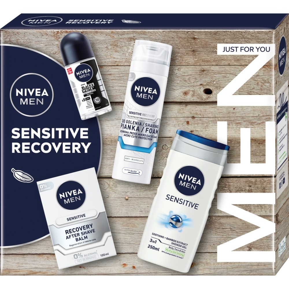 Nivea Sensitive Recovery Collection Zestaw męskich kosmetyków