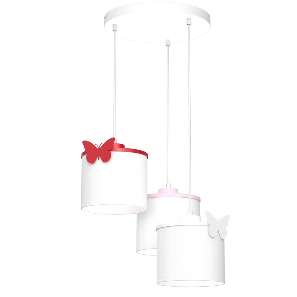 Dziecięca lampa wisząca potrójna na okręgu SWEET 9412 Luminex LX9412