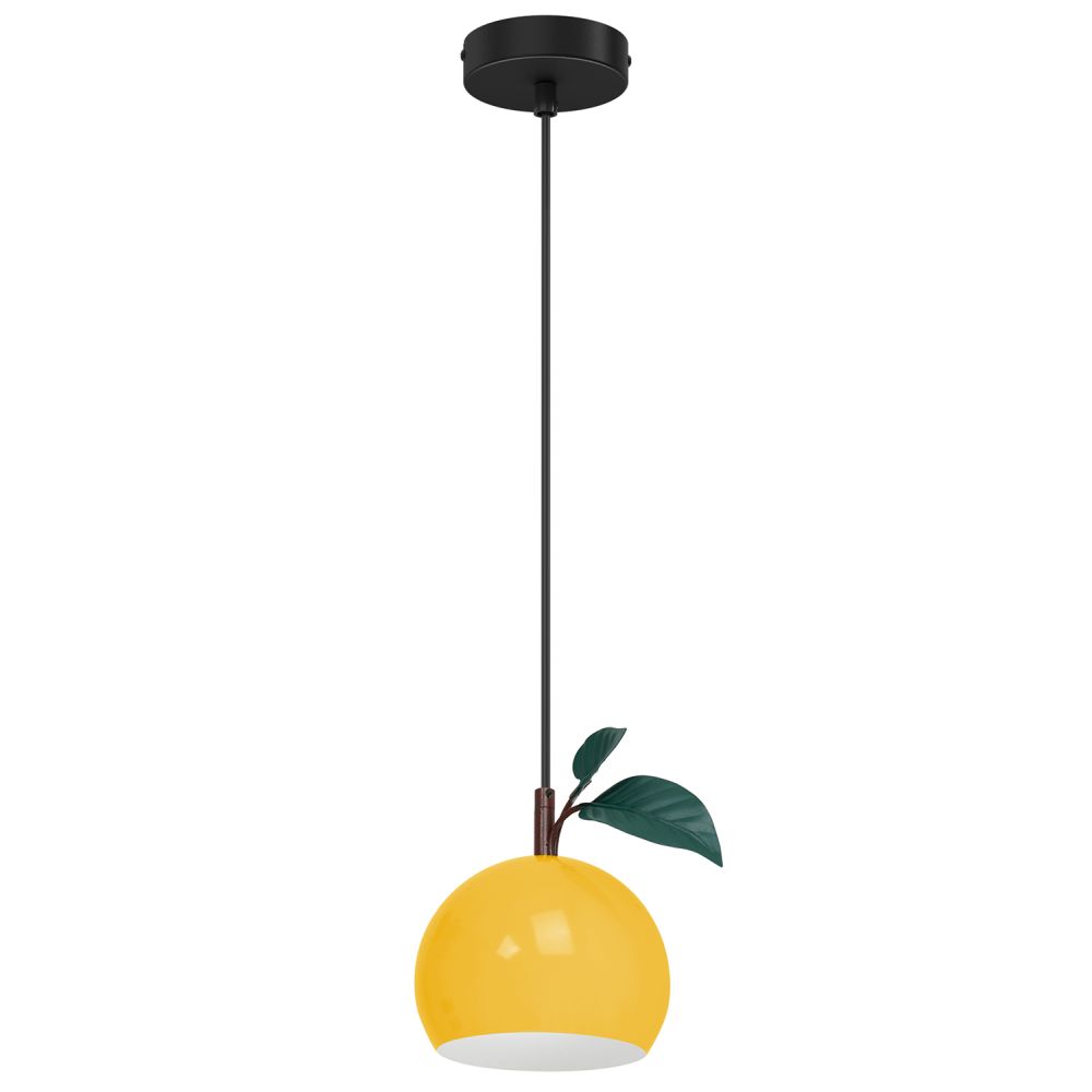 Lampa wisząca żółte jabłko z liściem APPLE 8940 Luminex LX8940