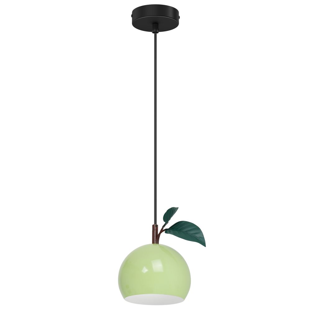 Lampa wisząca zielone jabłko z liściem APPLE 8941 Luminex LX8941