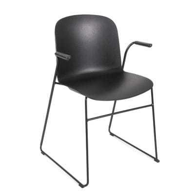 Krzesło Relief Sled z podłokietnikami, różne kolory - Infiniti Design