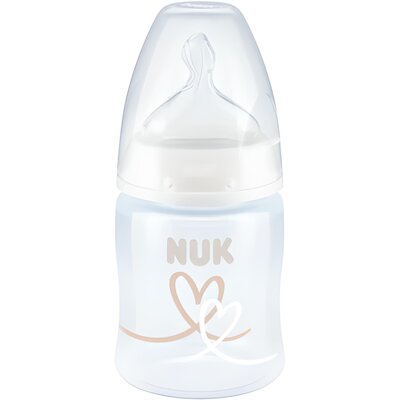 Nuk Butelka First Choice+ (PP) z silikonowym smoczkiem, 0-6 mies., z kontrolą temperatury 150 ml