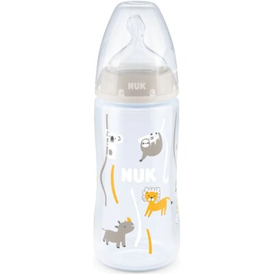 Nuk Butelka z polipropylenu (PP) First Choice+ silikonowy smoczek 0-6 mies. 300 ml