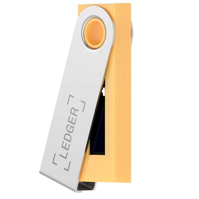 Portfel kryptowalut LEDGER Nano S Saffron Yellow