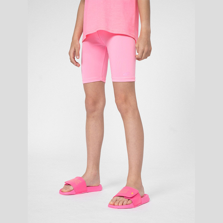 Legginsy 4F 4FJSS23TTIGF051 56S różowy 128 cm